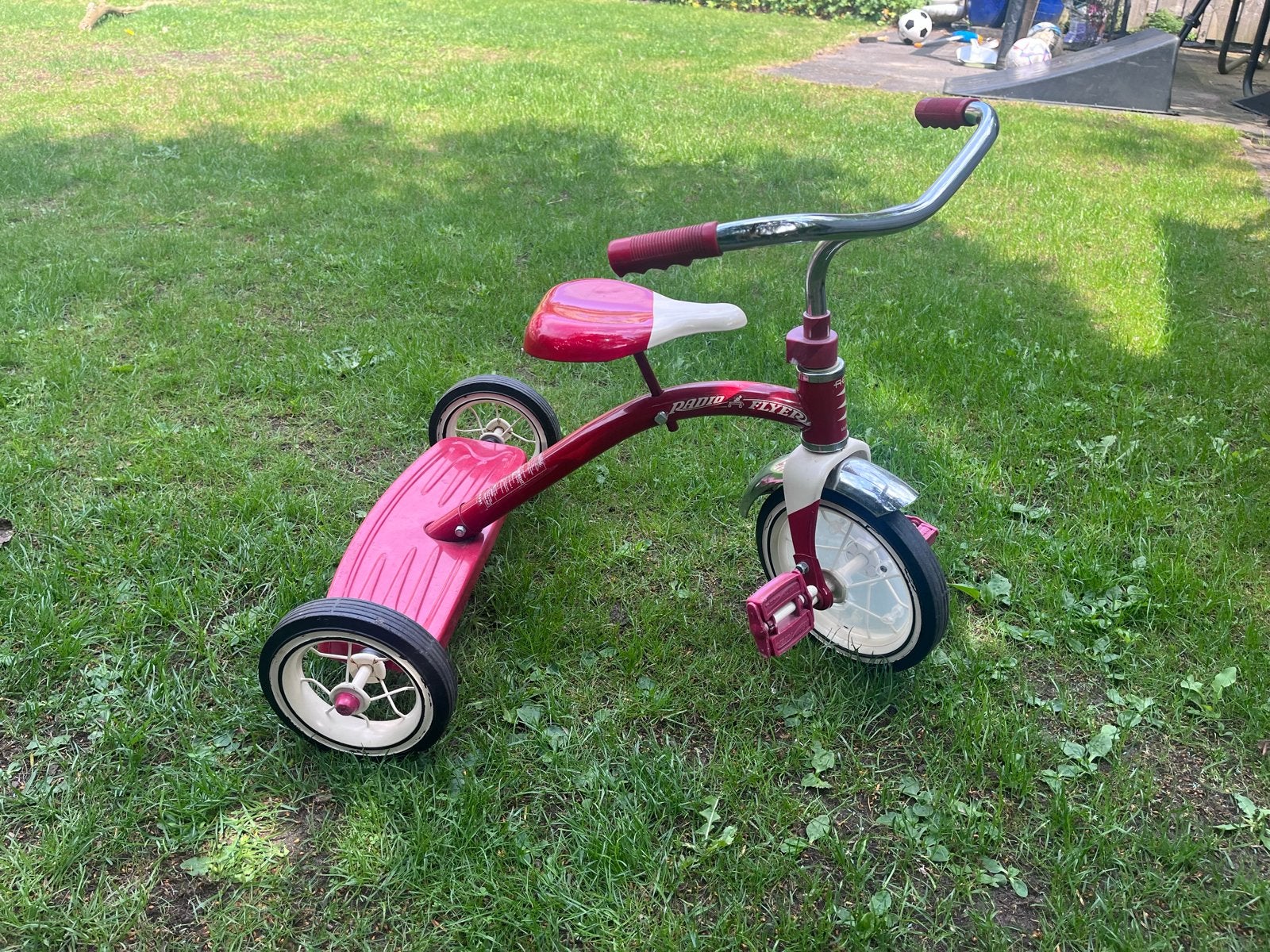 Radio Flyer driewieler - Klassiek rood kinderfietsje, Ophalen, Gebruikt, Overige typen