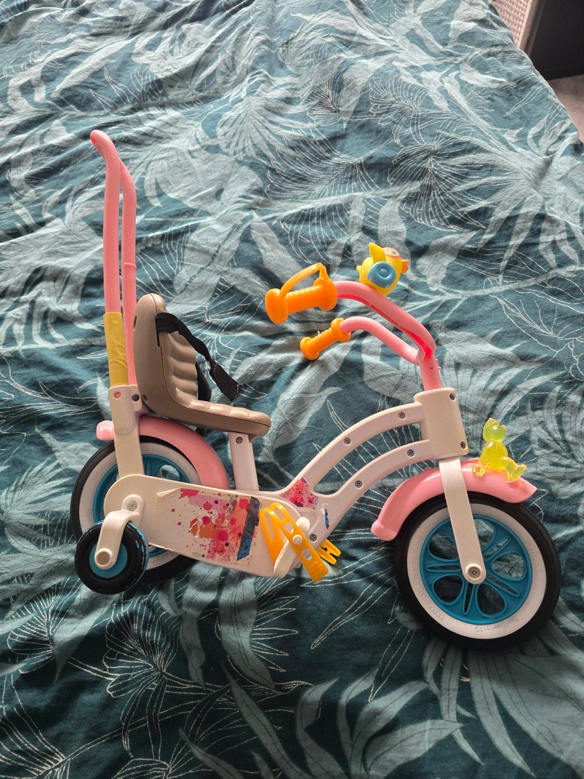 baby born fiets, Ophalen