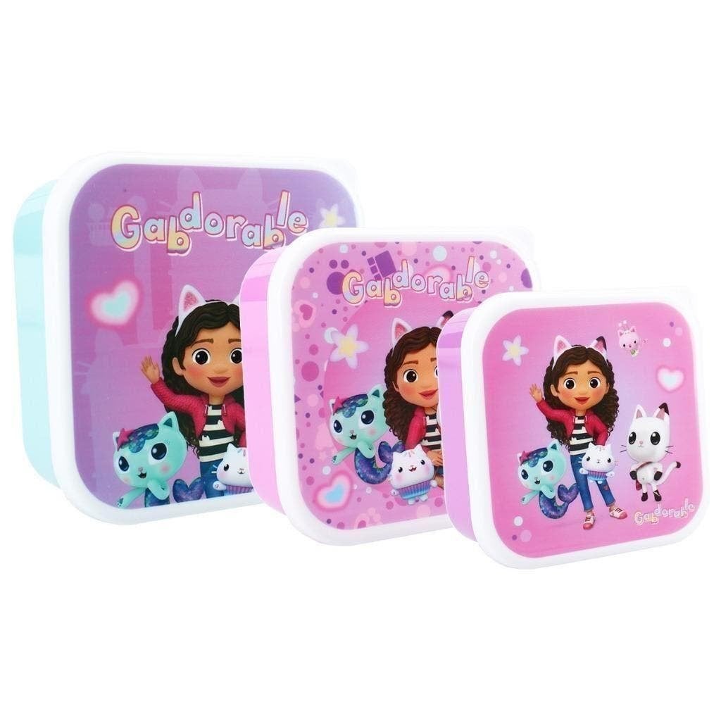 Gabby's Poppenhuis Snackbox - Set van 3, Ophalen of Verzenden, Nieuw
