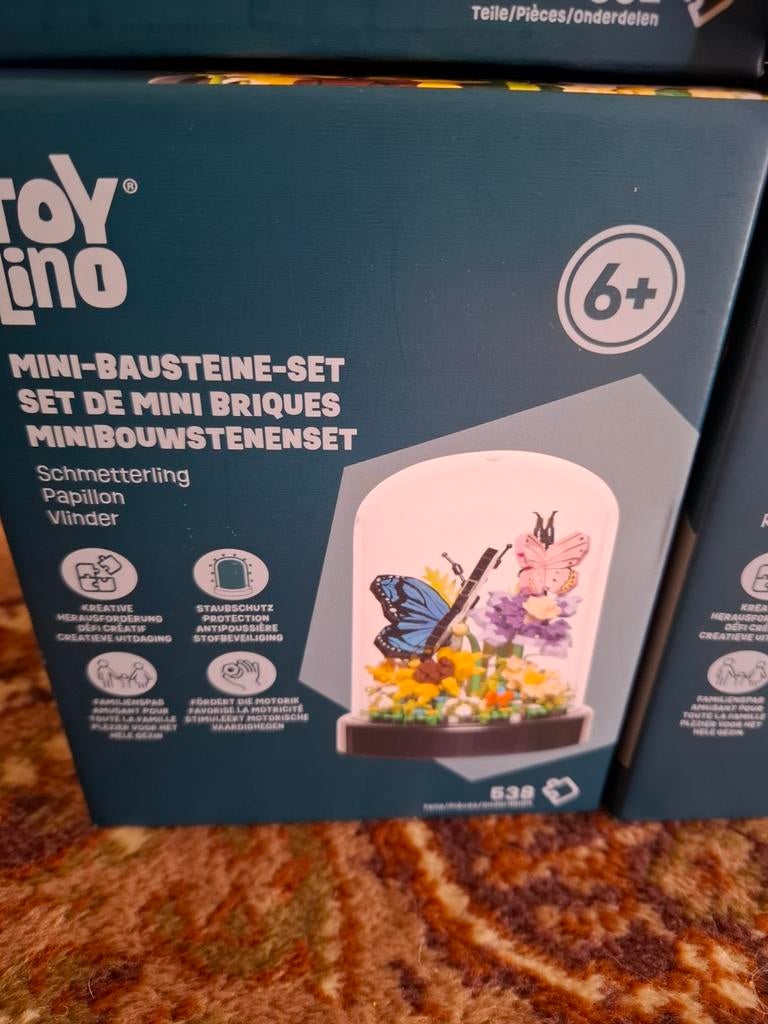 6 toy lino puzzeltjes inclusief stolp t.e.a.b., Ophalen, 500 t/m 1500 stukjes