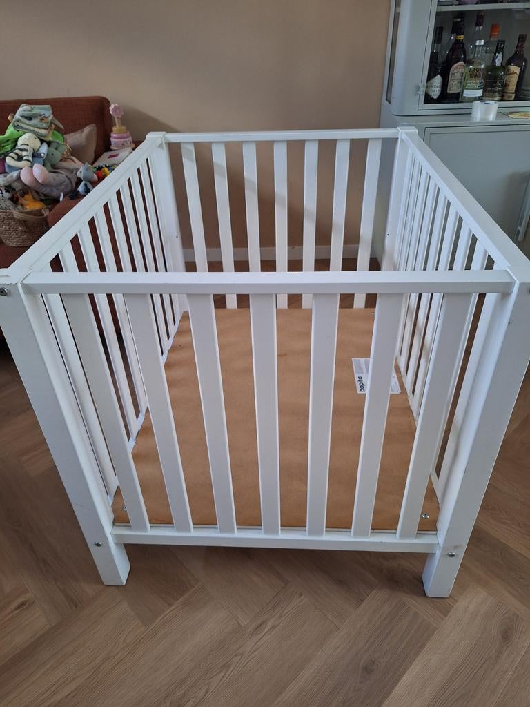 Bopita Box Wit 100x80, Ophalen, Gebruikt, Rechthoekig, In hoogte verstelbaar