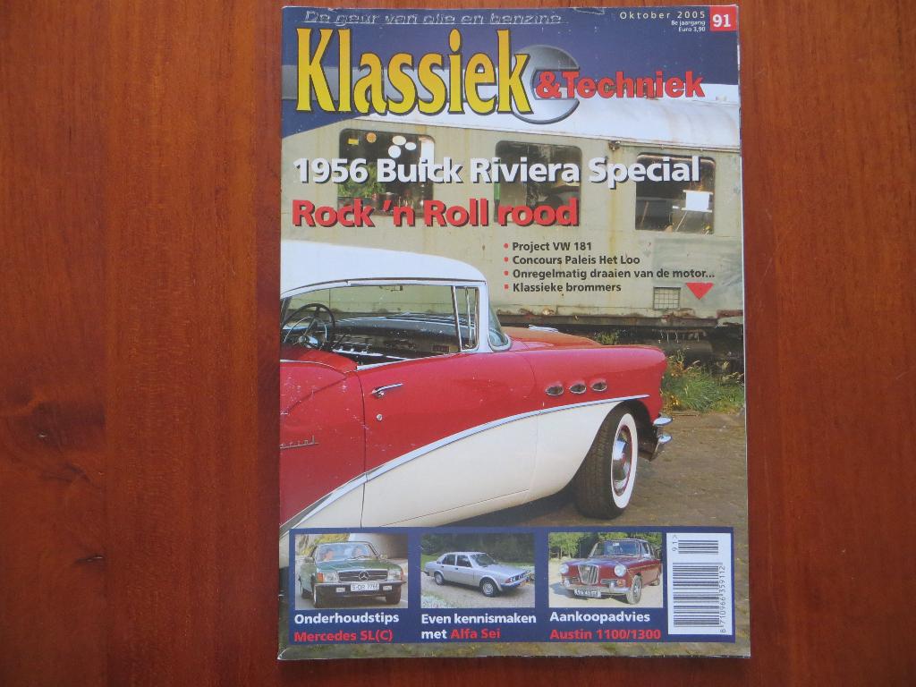 Klassiek & Techniek 91 Alfa Romeo Sei, Buick Riviera Special, Ophalen of Verzenden, Nieuw, Alfa Romeo