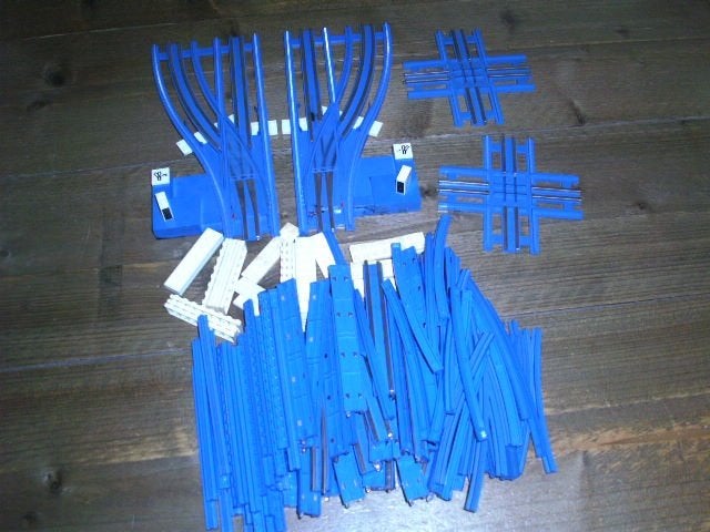 Lego trein railpakket 12 volt, Gebruikt, Overige thema's, Lego, Ophalen of Verzenden