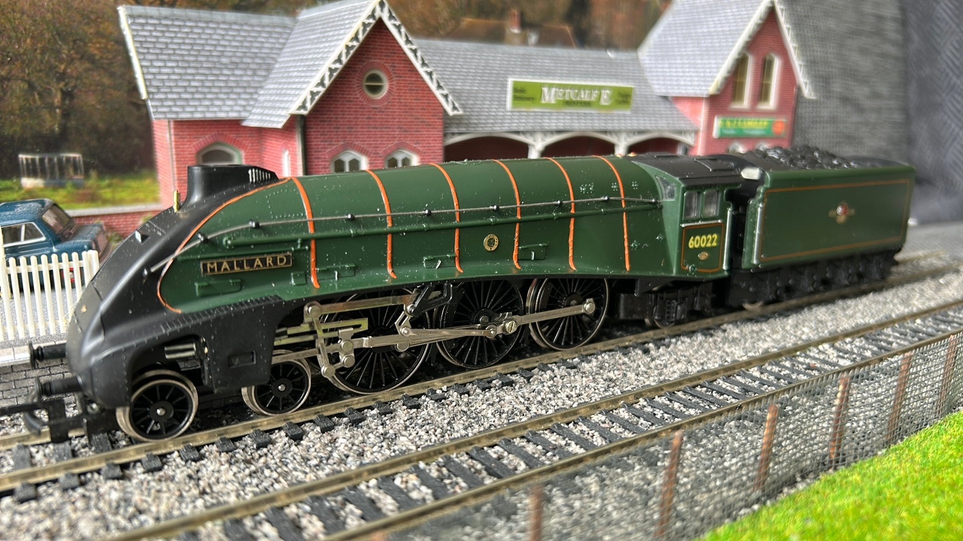 Hornby Mallard BR, Overige merken, Ophalen of Verzenden, Zo goed als nieuw, Gelijkstroom