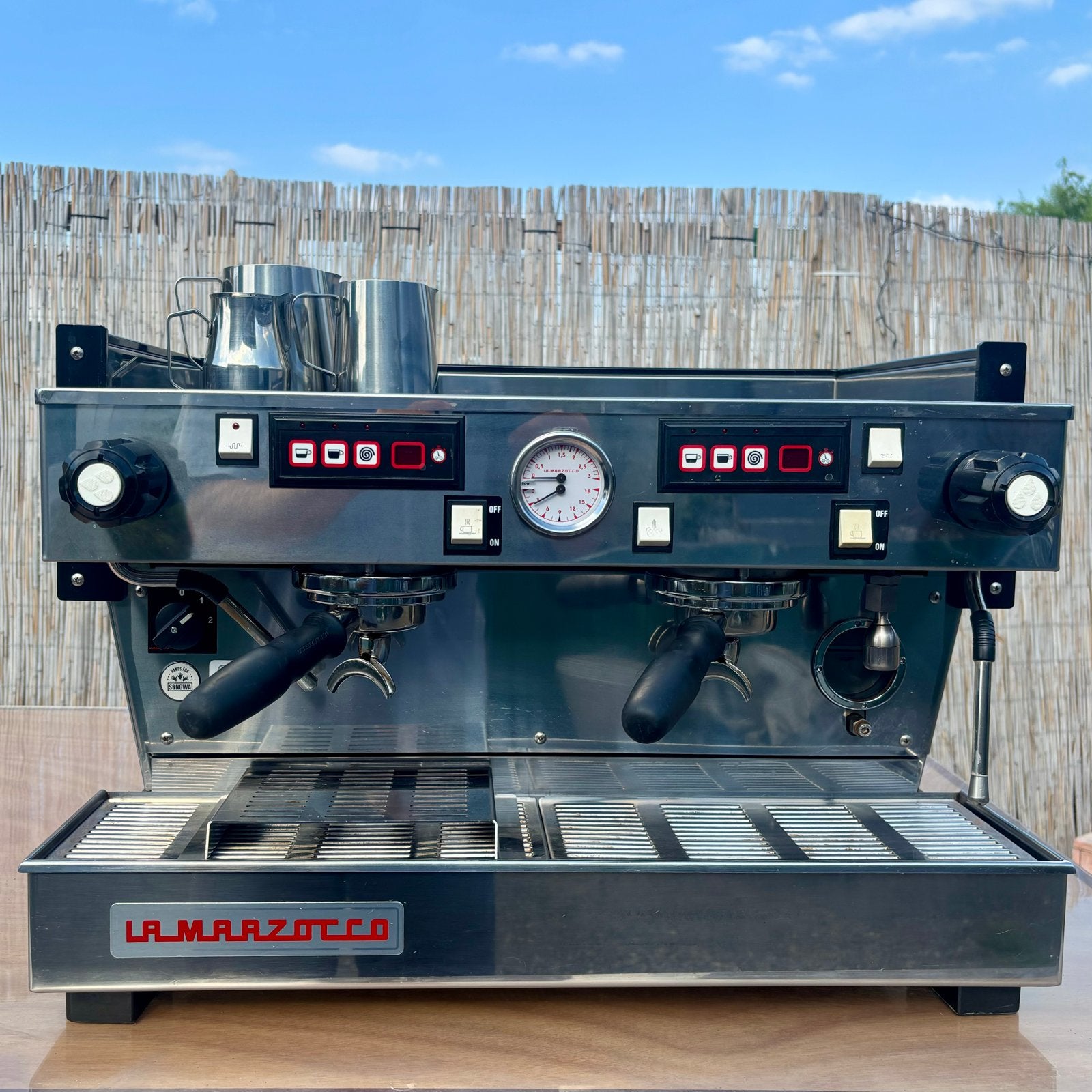 La Marzocco Linea Classic 2-groeps Espresso Machine 2017, Espresso apparaat, 10 kopjes of meer, Koffiebonen, Zo goed als nieuw