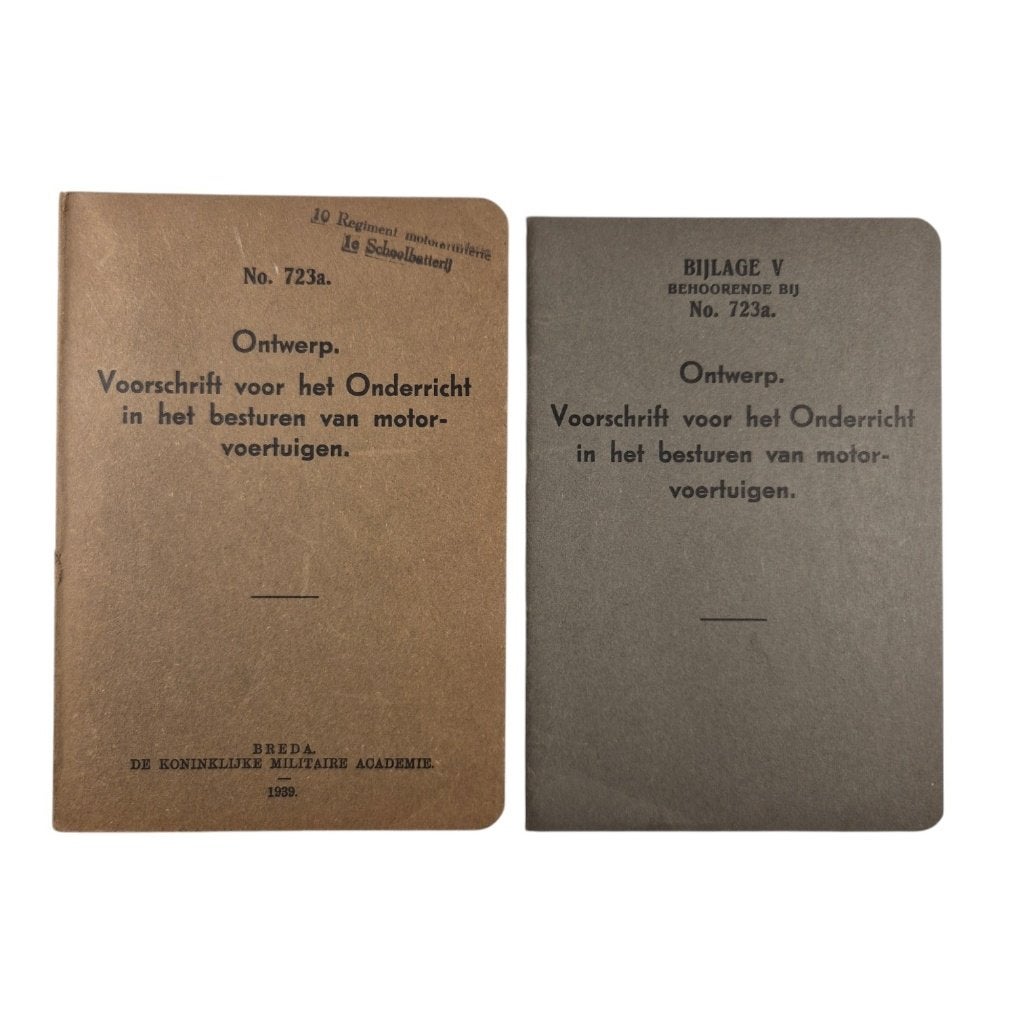 Voorschrift No.723a met bijlage, 10 RMA, -, -, Ophalen of Verzenden, -