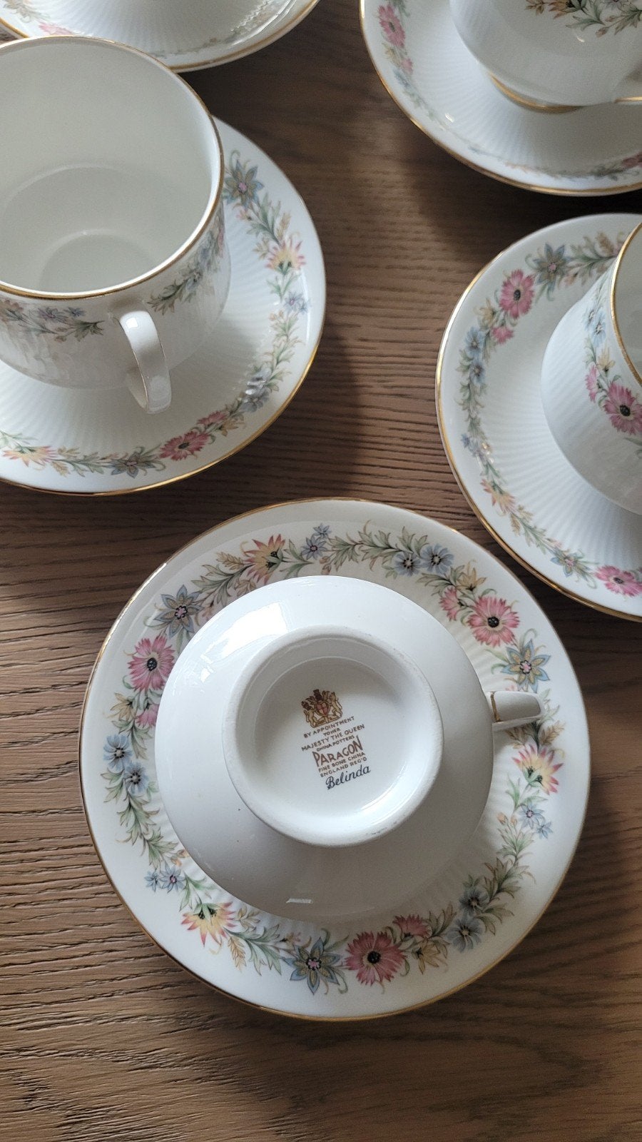 Prachtig 18-delig high-tea servies Paragon 'Belinda' vintage, Ophalen of Verzenden
