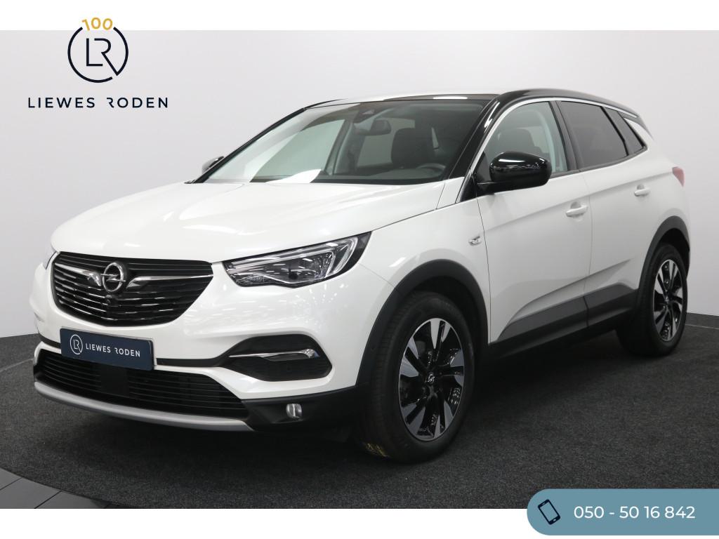 Opel Grandland X 1.2 Turbo Ultimate (Automaat) (bj 2018), 12 maanden, Gebruikt, 1199 cc, Wit