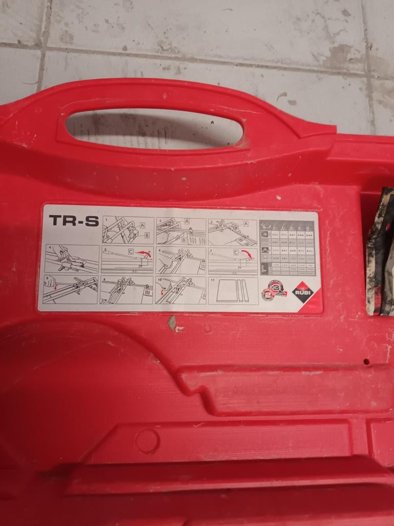 Rubi TR-S Tegelsnijder Compleet - Professioneel Gereedschap, Ophalen of Verzenden