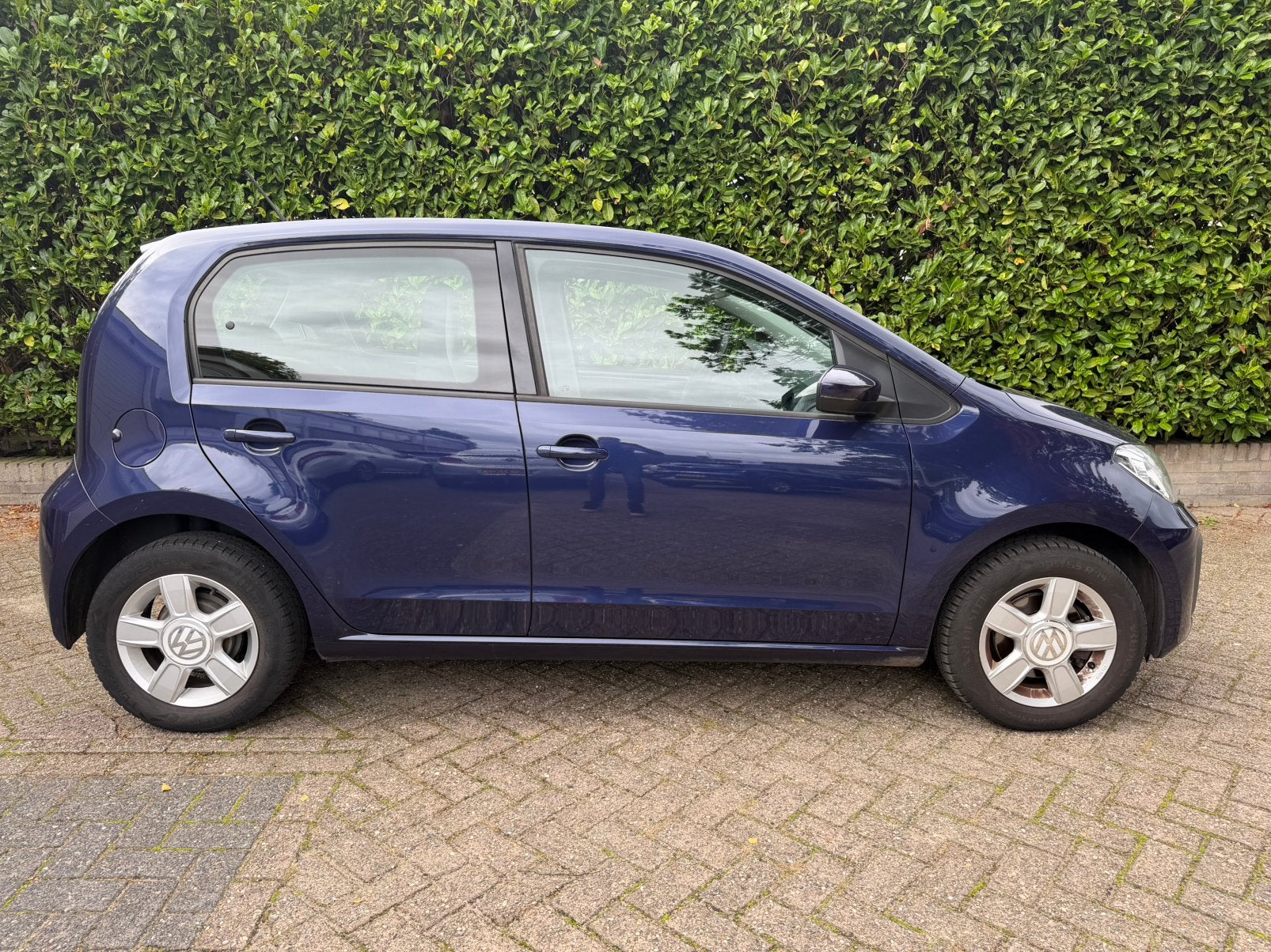Volkswagen up! 1.0 44KW 3-DRS 2017 Blauw, Auto's, Voorwielaandrijving, Dealer onderhouden, Stof, Met garantie (alle)