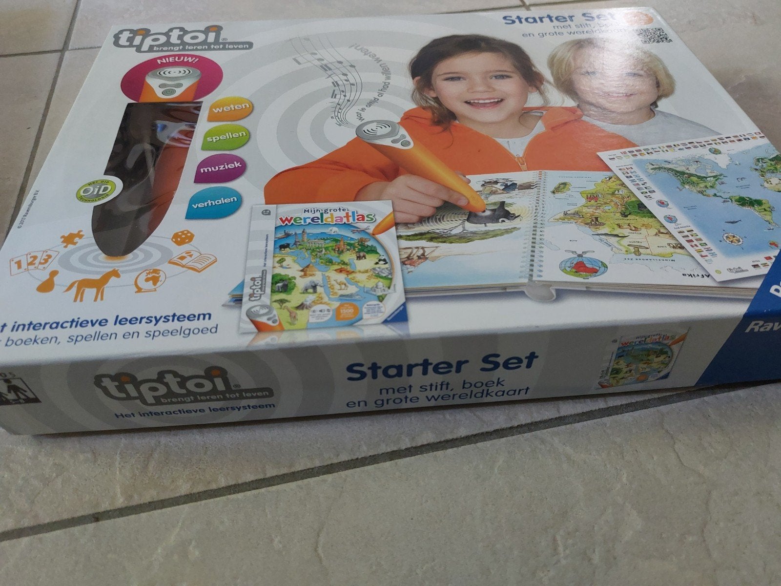 Tiptoi starter set mijn grote wereldatlas, Ophalen of Verzenden