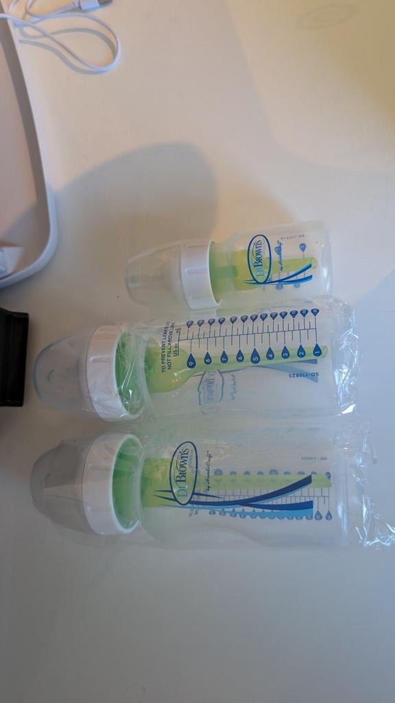 Dr. Brown's fles 270 ml met speen maat 1, Ophalen