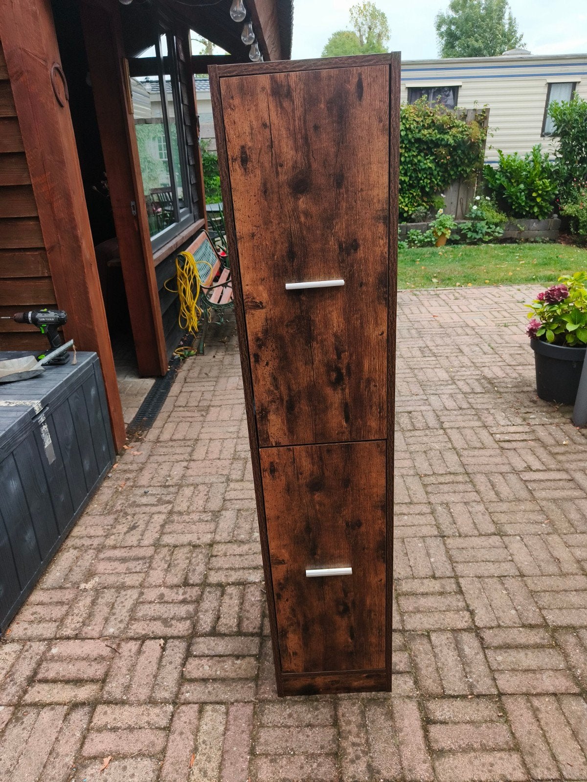 ZGAN Apothekerskast 145x30x41 - Ophalen in Bergharen, Huis en Inrichting, Kasten | Overige, Ophalen of Verzenden, Zo goed als nieuw
