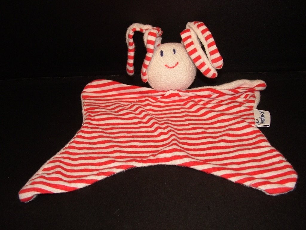 KEPTIN JR POPJE KNUFFELDOEK  ZACHTE BADSTOF WIT MET AAN, Kinderen en Baby's, Speelgoed | Knuffels en Pluche, Ophalen of Verzenden