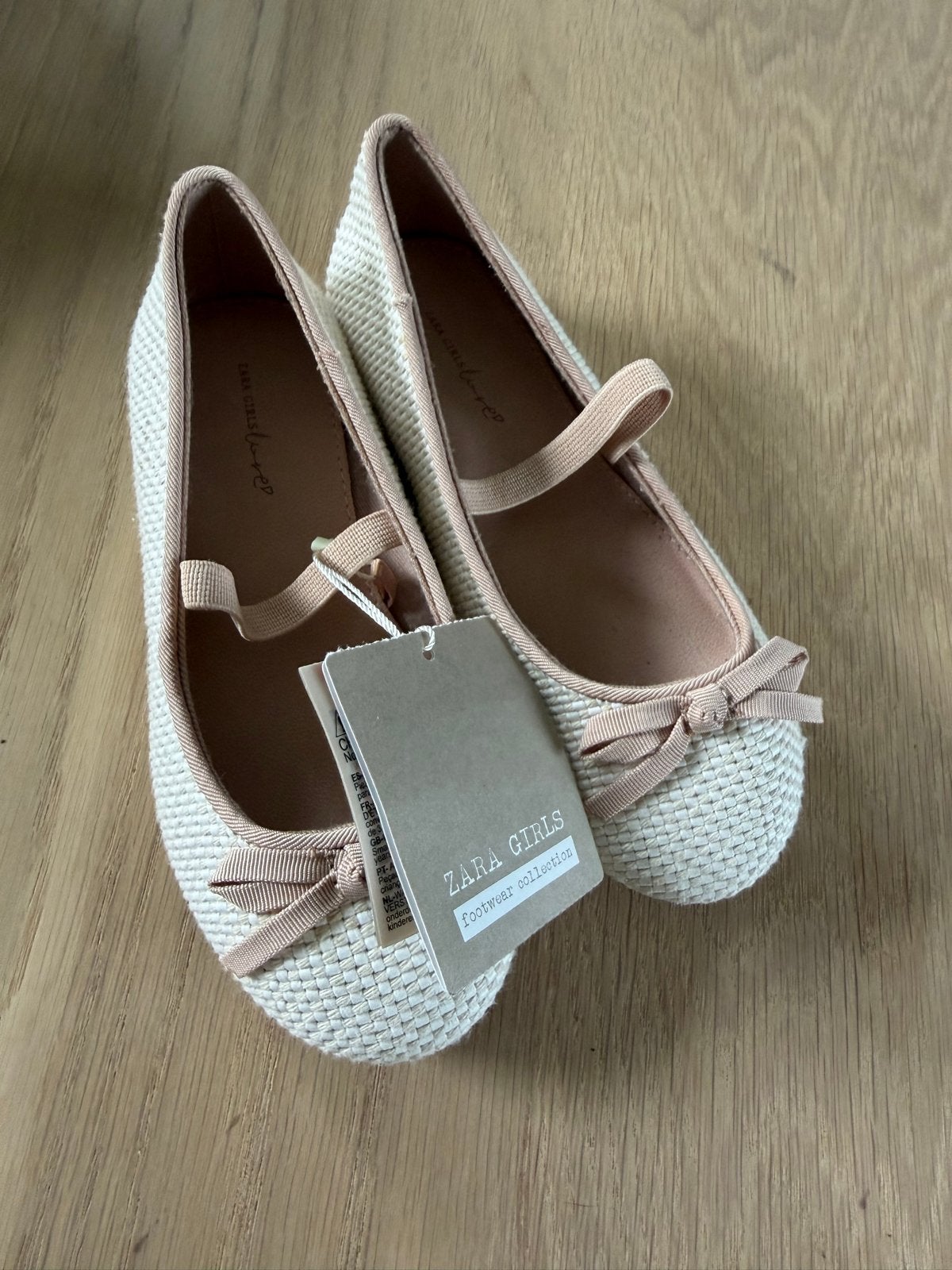 Nieuwe Zara Girls ballerina's - Maat 25, Ophalen of Verzenden, Nieuw, Meisje, Schoenen