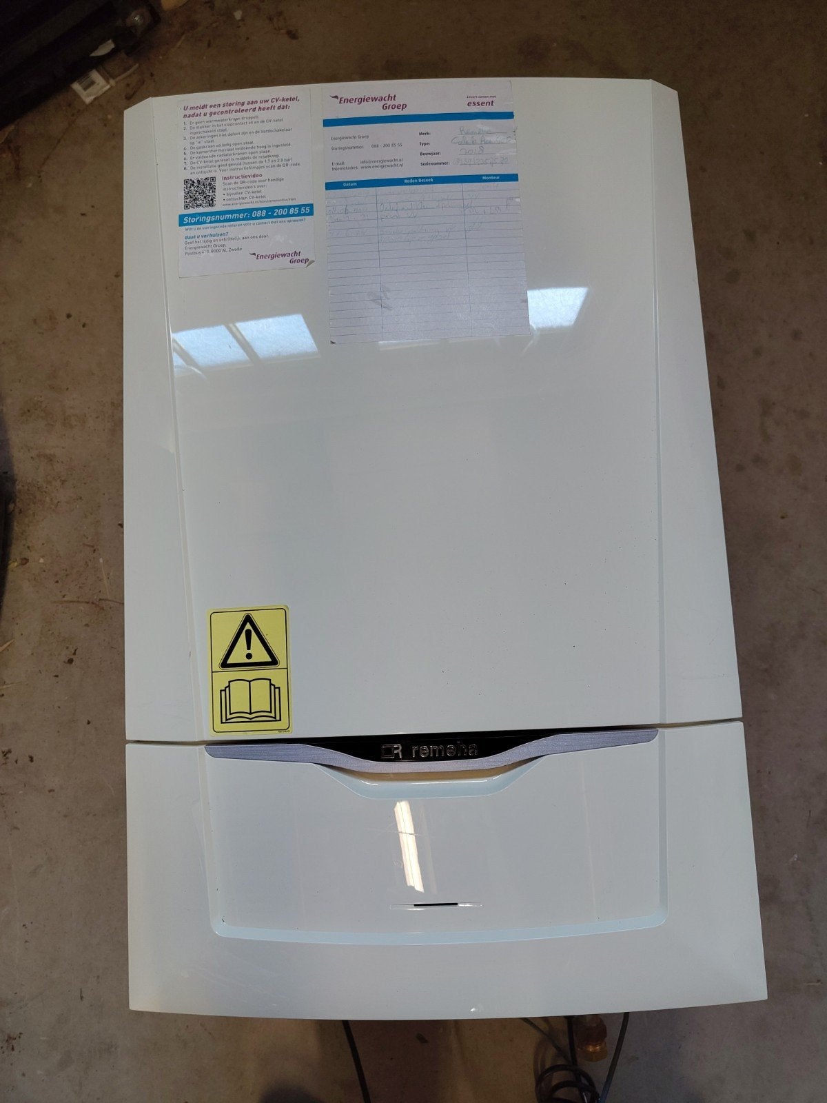 Remeha Calenta Ace 40c CV-ketel uit 2018 incl. expansievat, Ophalen