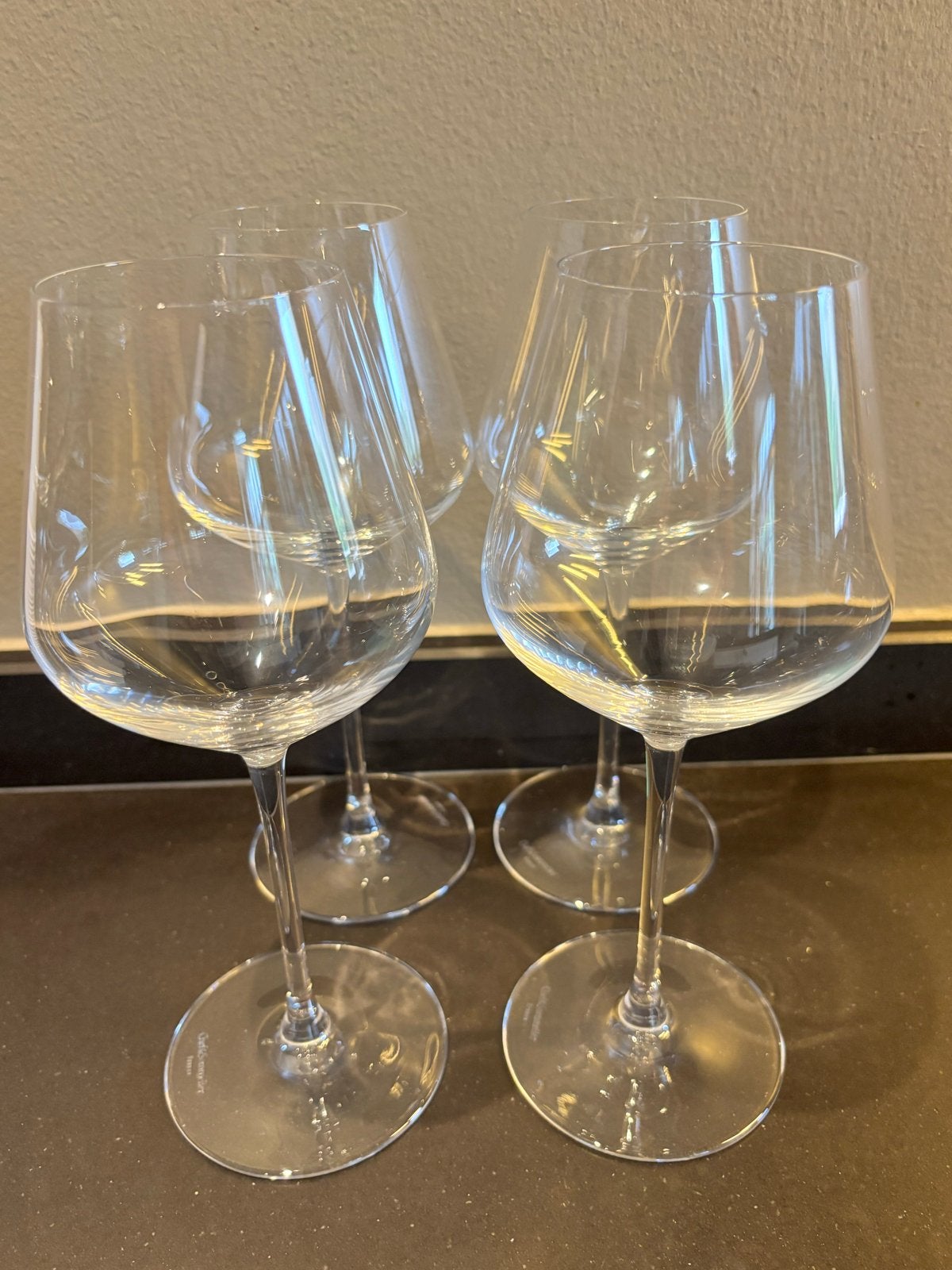 4 Nieuwe Chef & Sommelier Witte Wijnglazen van Gall & Gall, Ophalen, Nieuw, Glas, Overige merken