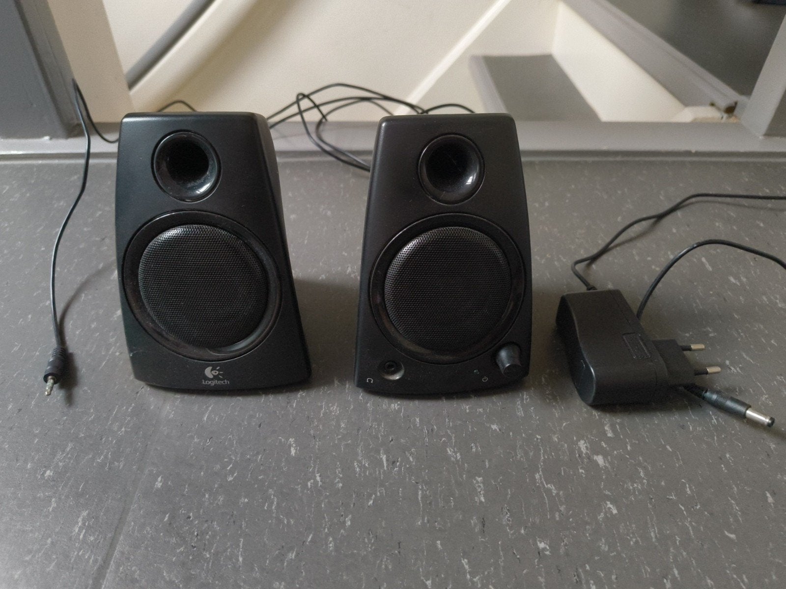 Logitech Z130 speakerset, Stereo speakers, Gebruikt, Logitech, Ophalen of Verzenden