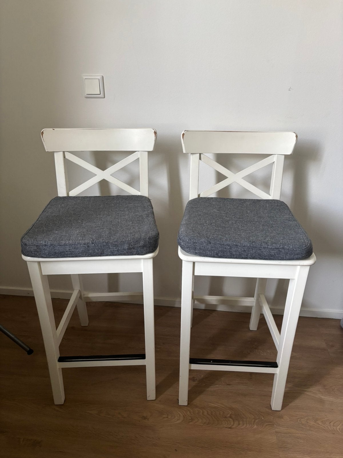Barkrukken ikea ROSENTORP, Ophalen, Gebruikt, 60 tot 90 cm, Hout