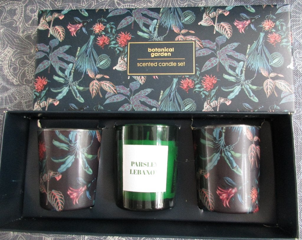Botanical Garden Candles - geurkaarsjes set, 7 cm, Nieuw, Ophalen of Verzenden, Glas