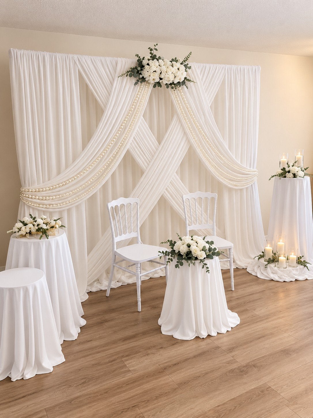 Verlovings Henna Backdrop Rozenboog, Ophalen of Verzenden, Zo goed als nieuw, Geboorte of Huwelijk