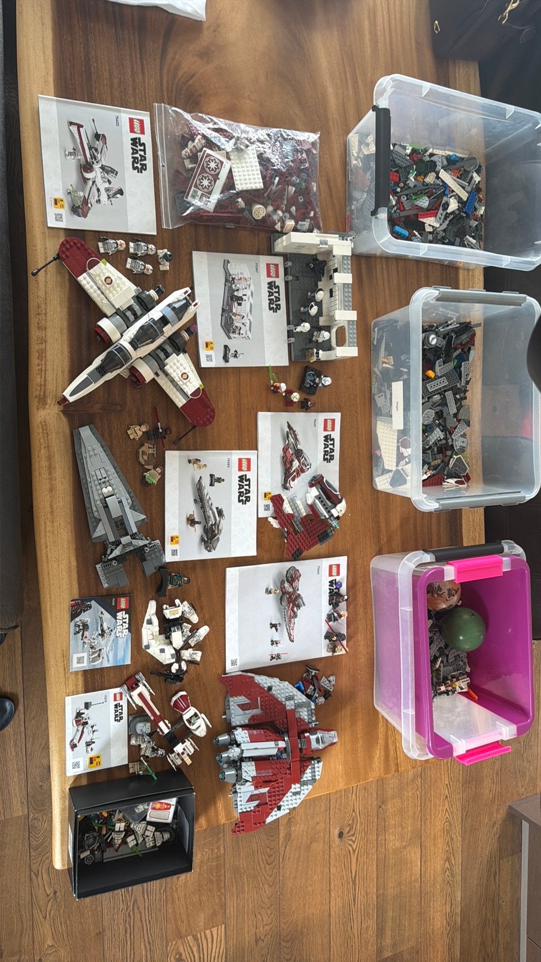 Lego star wats partij met boekjes en veel lose onderdelen, Star Wars, Lego, Overige typen, Ophalen of Verzenden