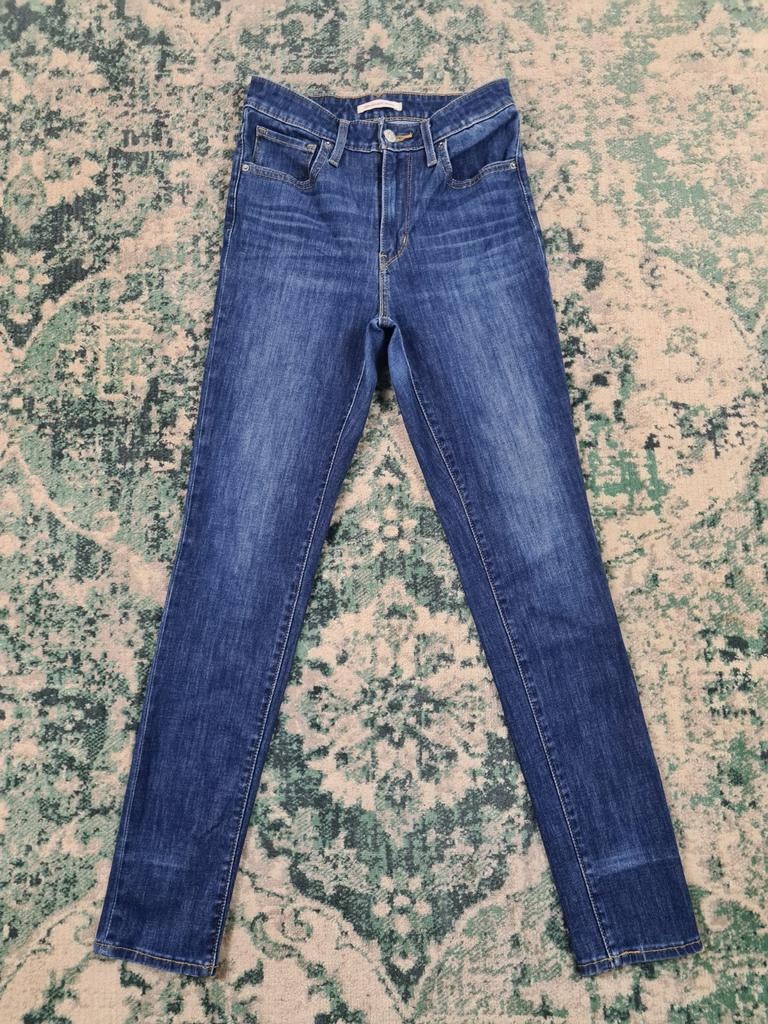 Levi's 721 high skinny W26 L30 WMN Tulsi2630 Blauw, Blauw, Ophalen of Verzenden, Zo goed als nieuw, W27 (confectie 34) of kleiner