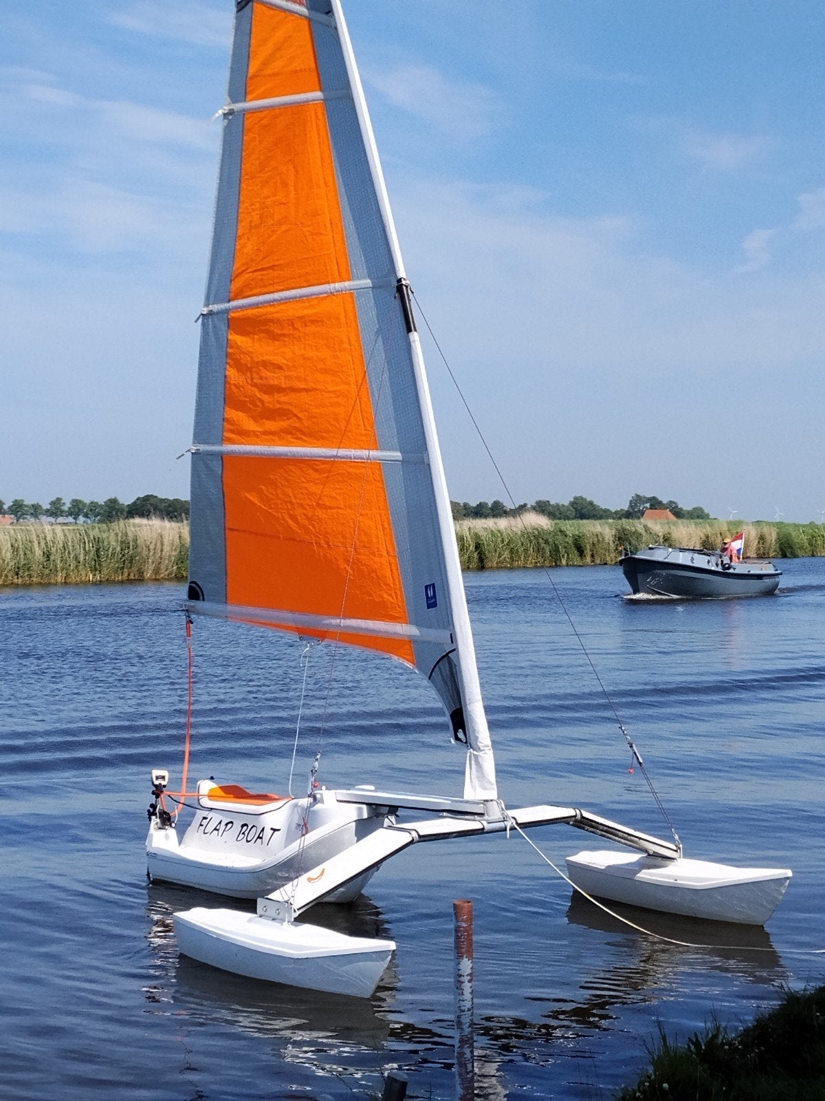 Kleine catamaran Flap boati, Ophalen, Gebruikt, 3 tot 6 meter, Minder dan 15 m²