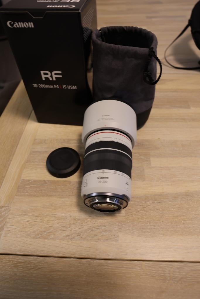 Canon rf 70-200 f4.0, Audio, Tv en Foto, Fotografie | Lenzen en Objectieven, Ophalen of Verzenden, Zo goed als nieuw, Telelens