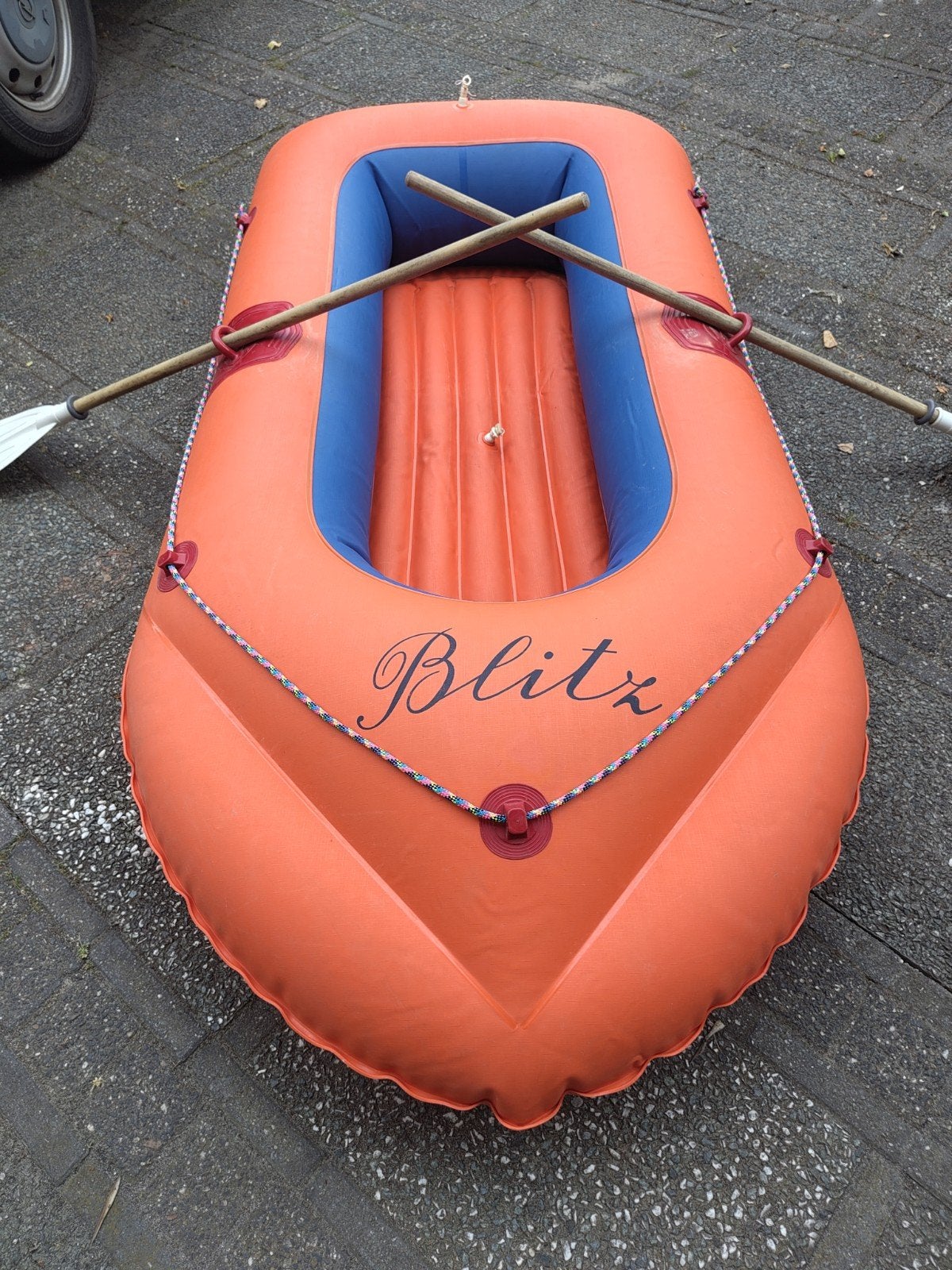 Rubberbootje, Ophalen of Verzenden, Gebruikt, Motorboot