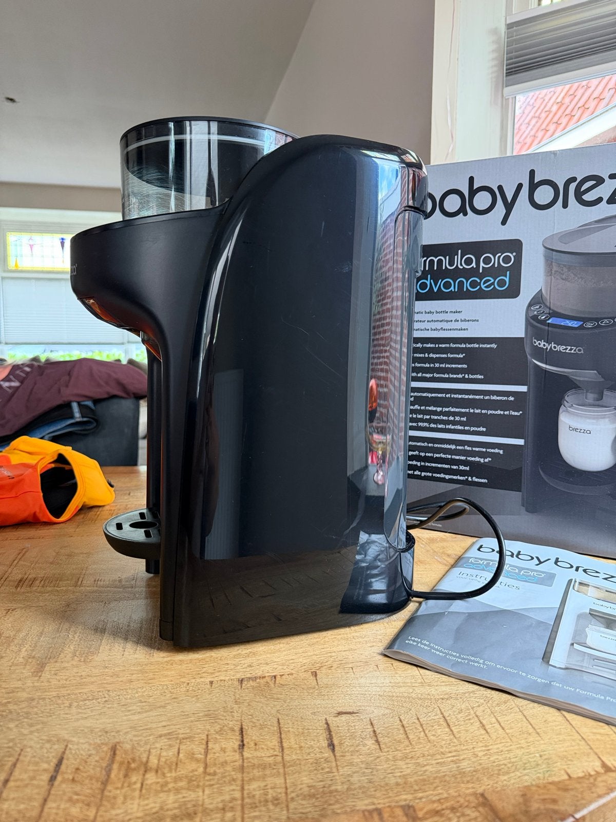 Baby Brezza Formula Pro Advanced Flessenmaker, Automatisch, Ophalen of Verzenden, Zo goed als nieuw, Flessenmaker