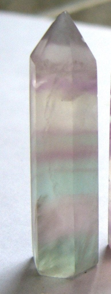 fluoriet regenboog obelisk fluorite toren, Ophalen of Verzenden, Mineraal