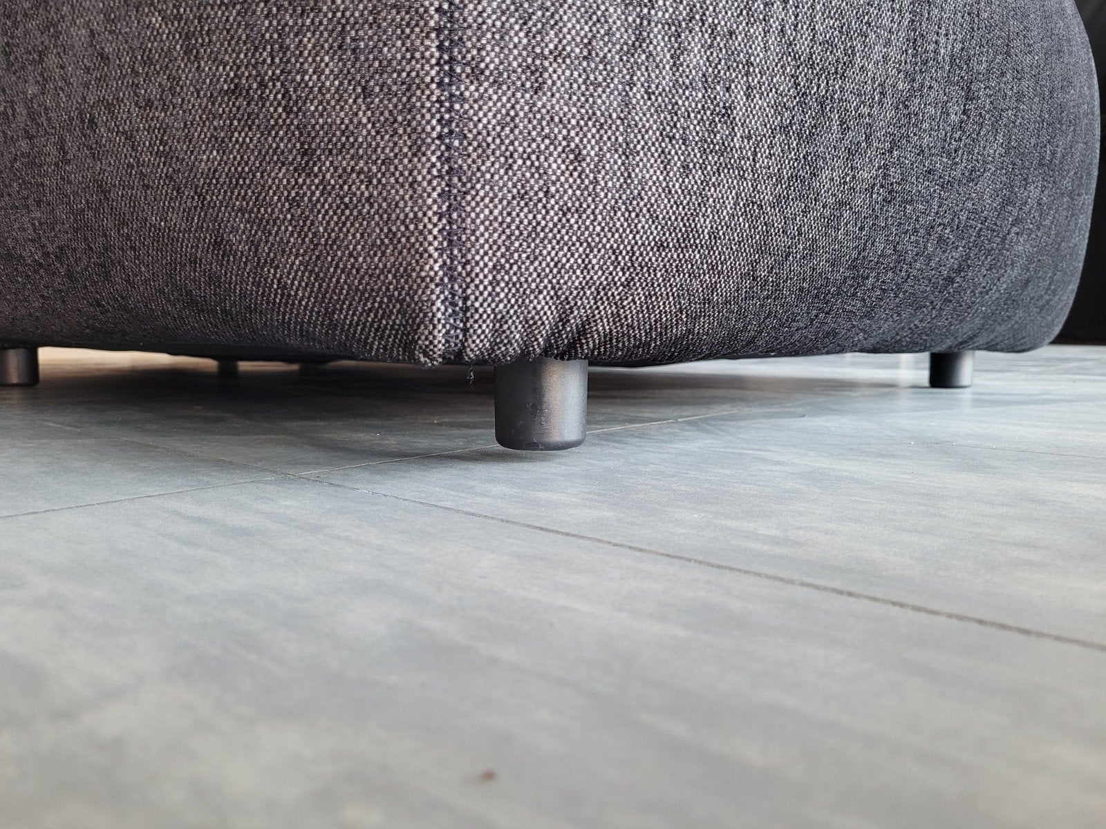 Foto 4 van ✅️️️️️️GEREINIGD zandkleurig zwart hoekbank 255x175 BEZORGEN