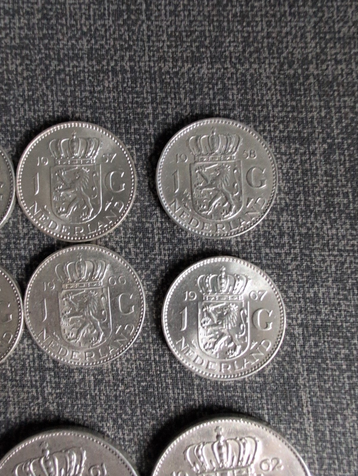 Complete set zilveren munten Koningin Juliana (19 stuks), Ophalen of Verzenden, Koningin Juliana, Setje, Zilver