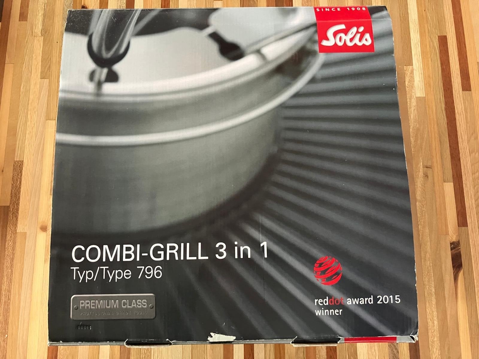 Solis Combi-Grill 3-in-1: Raclette, Grill & Fondue, Witgoed en Apparatuur, Ophalen of Verzenden, Zo goed als nieuw, 4 t/m 7 personen
