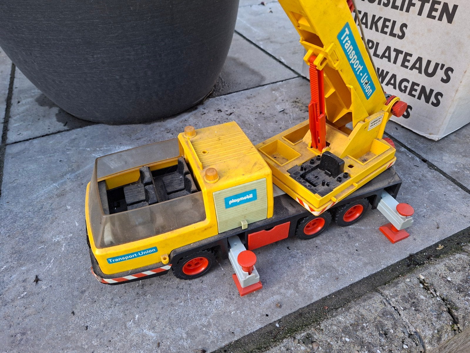 Playmobil Kraanwagen - Transport Union, Ophalen of Verzenden, Gebruikt, Complete set, Voertuig