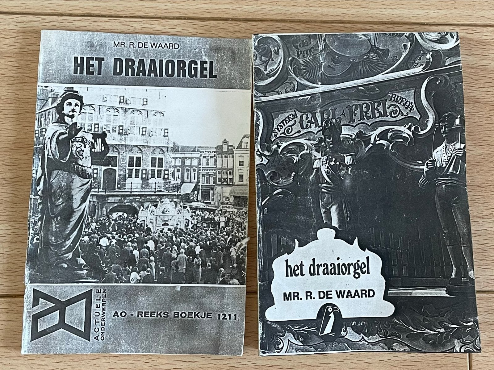 Het Draaiorgel - Mr. R. de Waard (2 boeken), Ophalen of Verzenden, Gelezen
