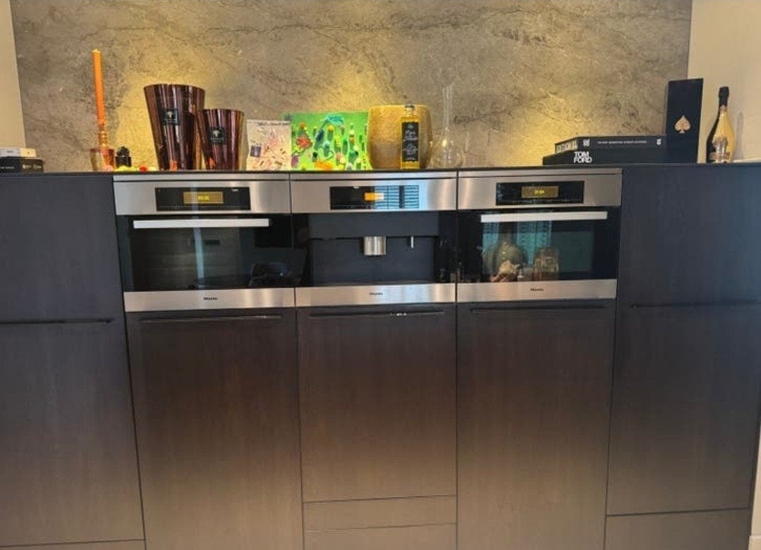 Hele luxe miele set koffiemachine combi oven en combistoom, Ophalen, 45 tot 50 cm, 60 cm of meer, Inbouw