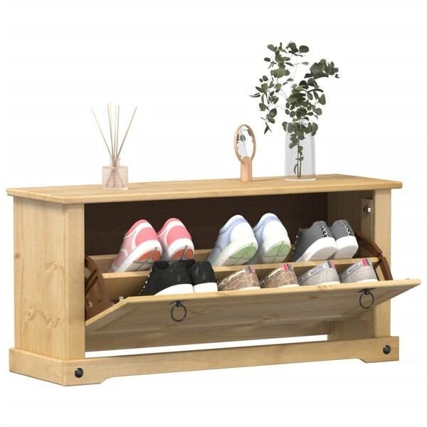 Schoenenkast 99x32x47 cm grenenhout nieuw in doos, ., Nieuw, Ophalen of Verzenden, .