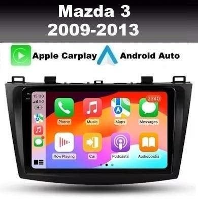 Mazda 3 2009-2013 navigatie android 14 apple carplay dab+, Auto diversen, Autoradio's, Ophalen of Verzenden, Nieuw