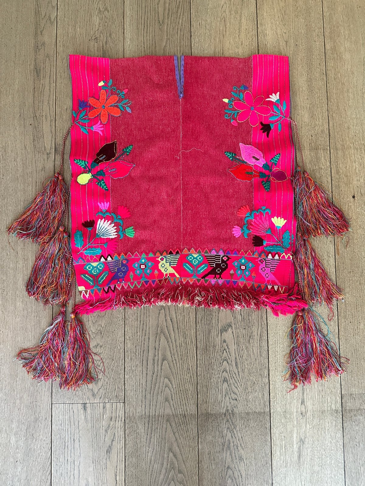 Originele Mexicaanse poncho voor kinderen, Ophalen of Verzenden, Zo goed als nieuw, 122 t/m 128, Jongen of Meisje