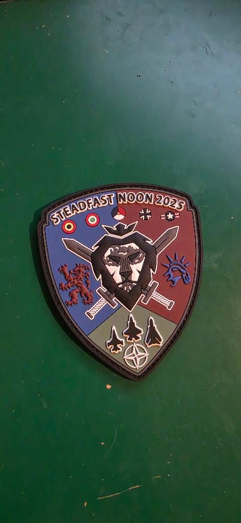 Steadfast Noon 2025 patch, Ophalen of Verzenden, Luchtmacht, Nederland, Embleem of Badge