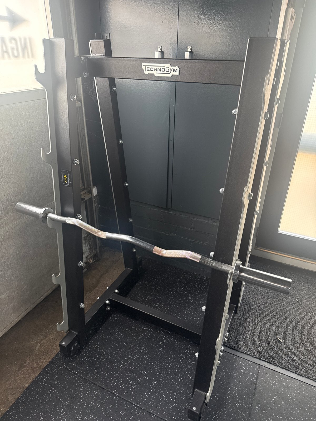 Technogym rack voor Halterstangen, Ophalen, Gebruikt, Benen, Overige typen