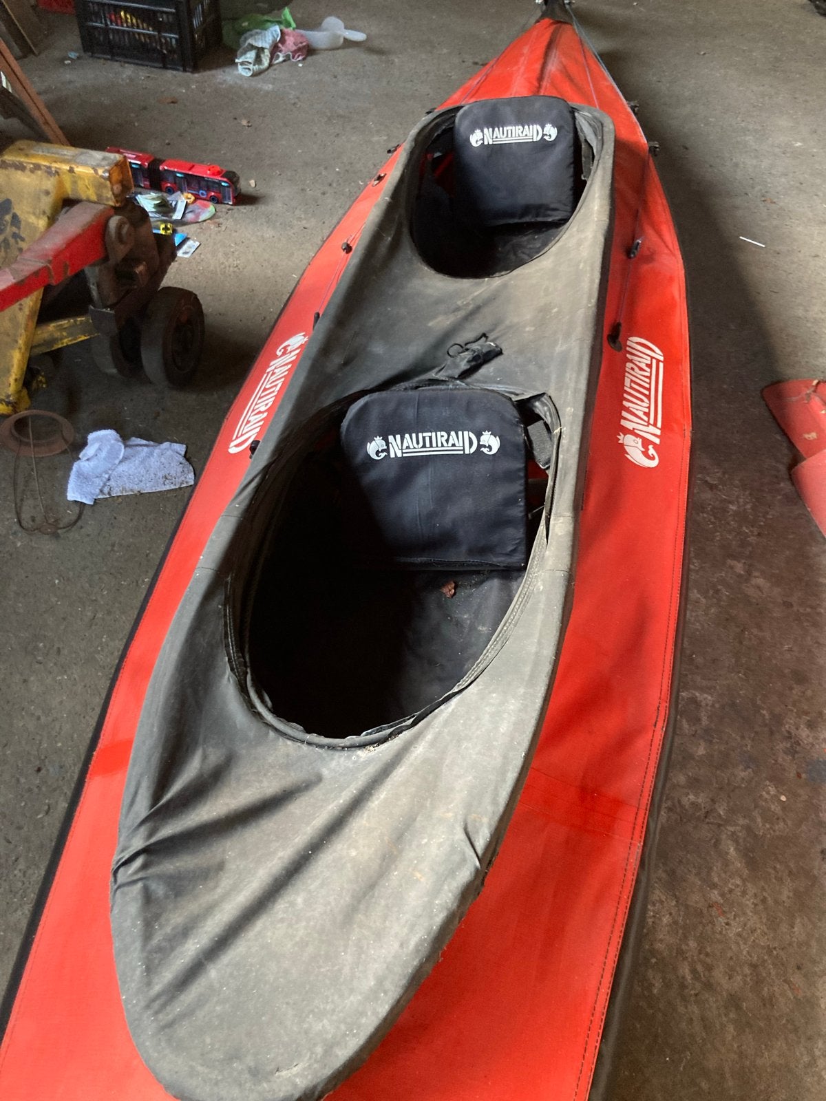 Nautiraid Tweepersoons Vouwkajak met Roer, Watersport en Boten, Ophalen, Gebruikt, 2-persoons