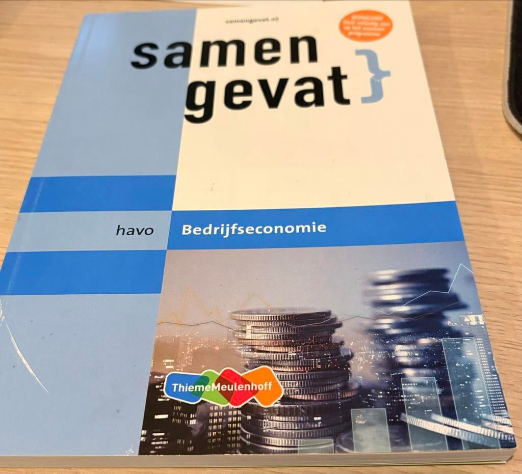 Samengevat Bedrijfseconomie havo - ThiemeMeulenhoff, Ophalen of Verzenden, Gamma, Zo goed als nieuw, HBO