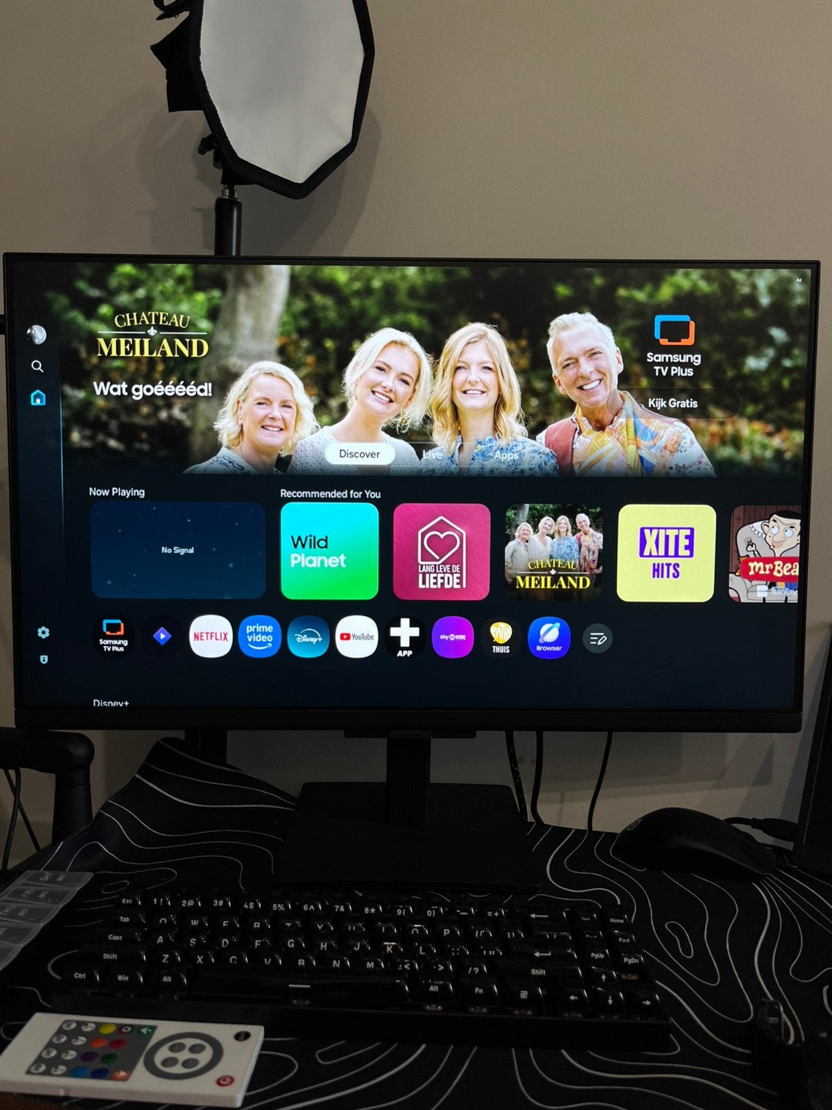 Samsung M5 M50F -  Smart Monitor Full HD, HDMI, Full HD, Zo goed als nieuw, LED