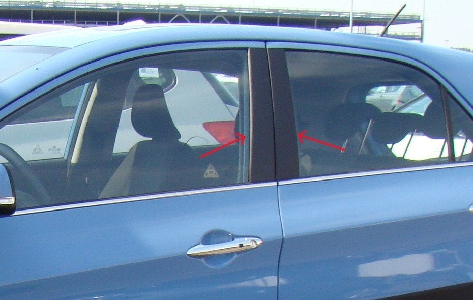 B-stijl folie Kia Picanto 2011-2016 zwart, Ophalen of Verzenden, Nieuw