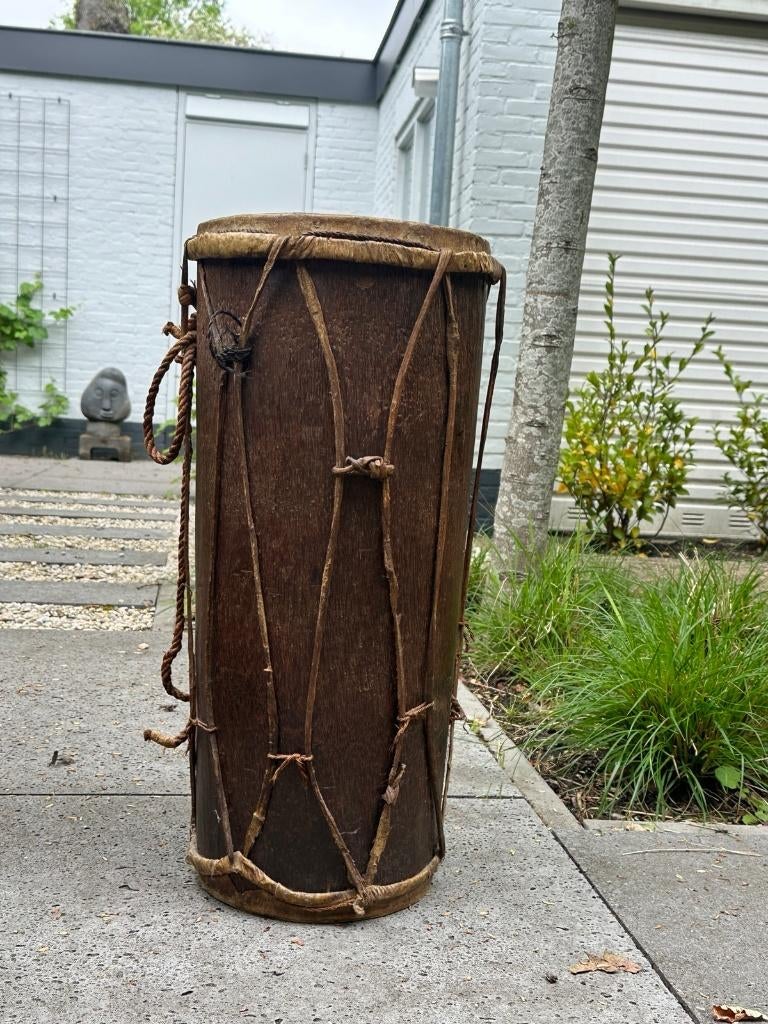 Originele Thaise dubbelvellige trommel: (Klong Khaek), Ophalen, Gebruikt, Overige merken
