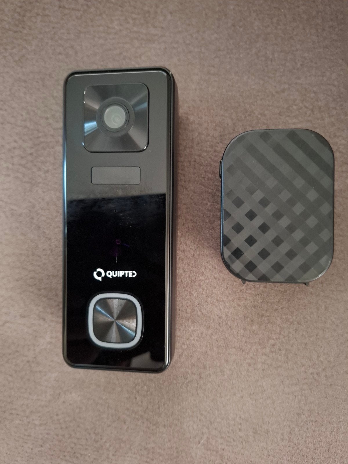 Quipte Draadloze Video Deurbel met Camera, Huis en Inrichting, Ophalen, Ingebouwde camera, Zo goed als nieuw, Draadloos