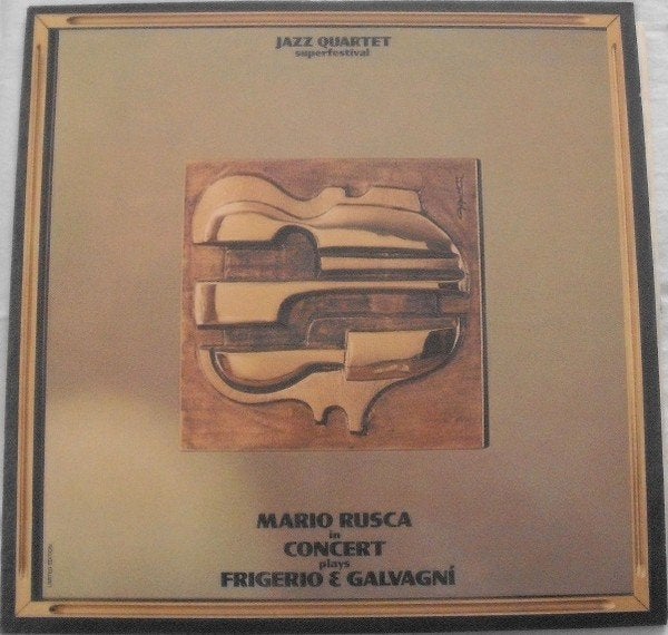 Mario Rusca - Frigerio* & Galvagní* ‎– Jazz Quartet Superfes, LP, Gebruikt, Ophalen of Verzenden, Beschermende buitenhoes